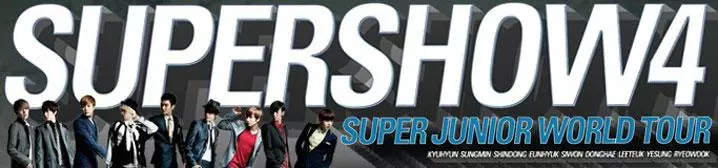SUPER JUNIOR世界巡迴演唱會的“SUPER SHOW4”