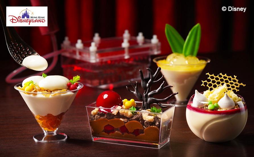 甜品巡禮：榛子朱古力慕思蛋糕、紅桑子絲絨蛋糕、迪士尼特式甜品球