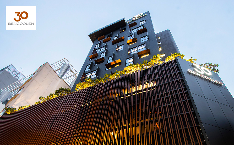 30 Bencoolen  新加坡明古連30酒店<br>擁有獨特開放式屋頂設計的健身房鍛煉，寧靜幽雅